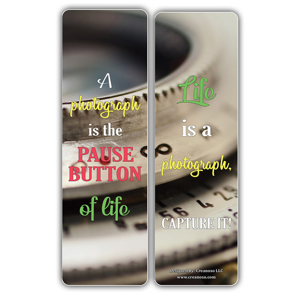 Creanoso Photography Quotes Bookmarks ÃƒÂ¢Ã¢â€šÂ¬Ã¢â‚¬Å“ Inspirational Quote Sayings for Photographers