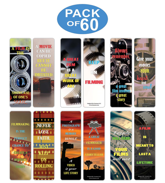 Creanoso Filmmaking Quotes Bookmarks ÃƒÂ¢Ã¢â€šÂ¬Ã¢â‚¬Å“ Inspirational Quote Sayings for Filmmakers