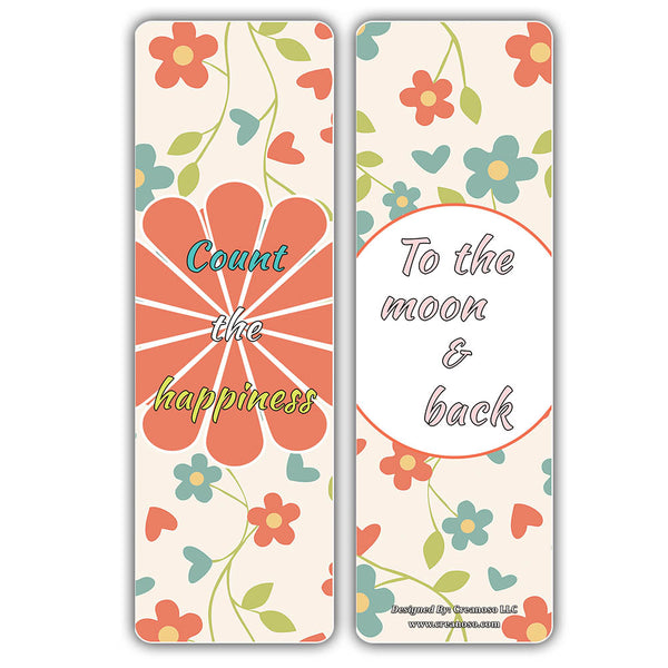 Creanoso Colorful Flower Bookmarks for Women ÃƒÂ¢Ã¢â€šÂ¬Ã¢â‚¬Å“ Unique Book Marking Clippers