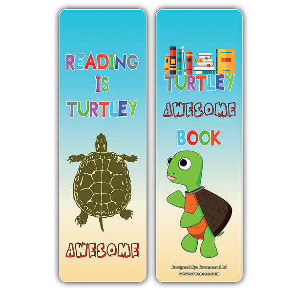 Creanoso Amazing Readers Sayings Reading Turtle Bookmarks ÃƒÆ’Ã‚Â¢ÃƒÂ¢Ã¢â‚¬Å¡Ã‚Â¬ÃƒÂ¢Ã¢â€šÂ¬Ã…â€œ Stocking Stuffers Gifts for Boys and Girls