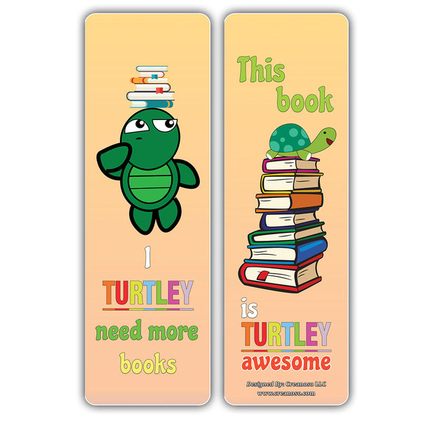 Creanoso Amazing Readers Sayings Reading Turtle Bookmarks ÃƒÆ’Ã‚Â¢ÃƒÂ¢Ã¢â‚¬Å¡Ã‚Â¬ÃƒÂ¢Ã¢â€šÂ¬Ã…â€œ Stocking Stuffers Gifts for Boys and Girls