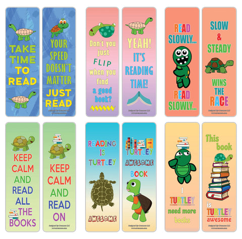 Creanoso Amazing Readers Sayings Reading Turtle Bookmarks ÃƒÆ’Ã‚Â¢ÃƒÂ¢Ã¢â‚¬Å¡Ã‚Â¬ÃƒÂ¢Ã¢â€šÂ¬Ã…â€œ Stocking Stuffers Gifts for Boys and Girls