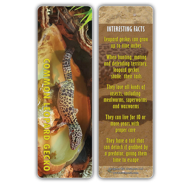 Creanoso Exotic Pet Animals Bookmarks ÃƒÂ¢Ã¢â€šÂ¬Ã¢â‚¬Å“ Premium Stocking Stuffers Gifts for Bookworms