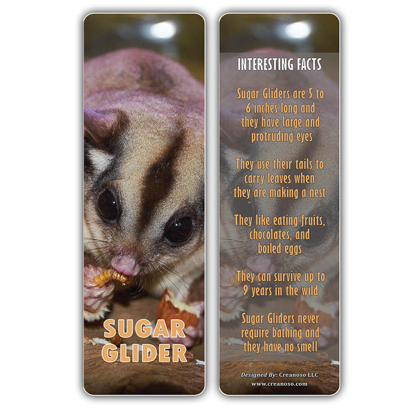 Creanoso Exotic Pet Animals Bookmarks ÃƒÂ¢Ã¢â€šÂ¬Ã¢â‚¬Å“ Premium Stocking Stuffers Gifts for Bookworms