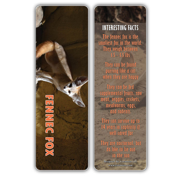 Creanoso Exotic Pet Animals Bookmarks ÃƒÂ¢Ã¢â€šÂ¬Ã¢â‚¬Å“ Premium Stocking Stuffers Gifts for Bookworms