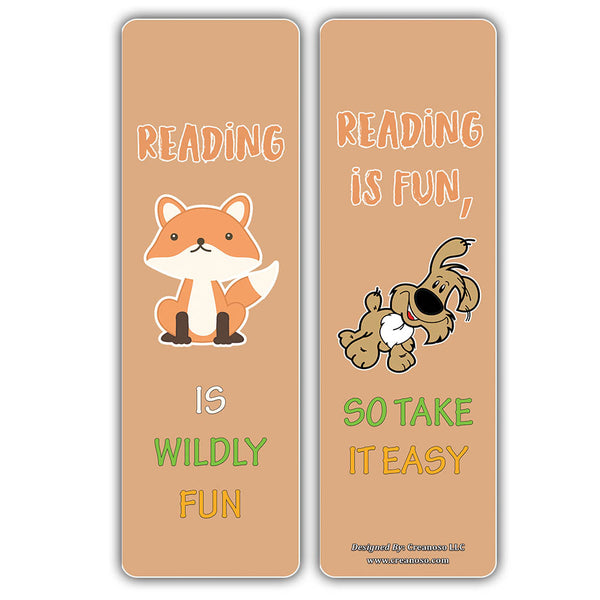 Creanoso Furry Animals Bookmarks - Cool and Unique Fun Reading Book Page Clippers