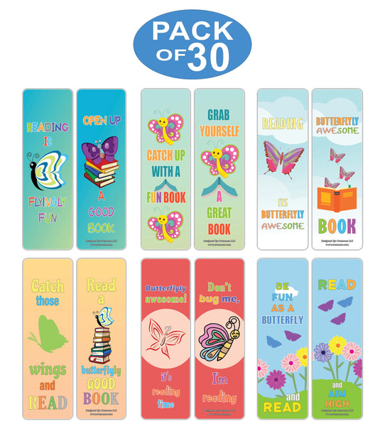 Creanoso Butterfly Bookmarks for Kids - Cool and Unique Book Clippers
