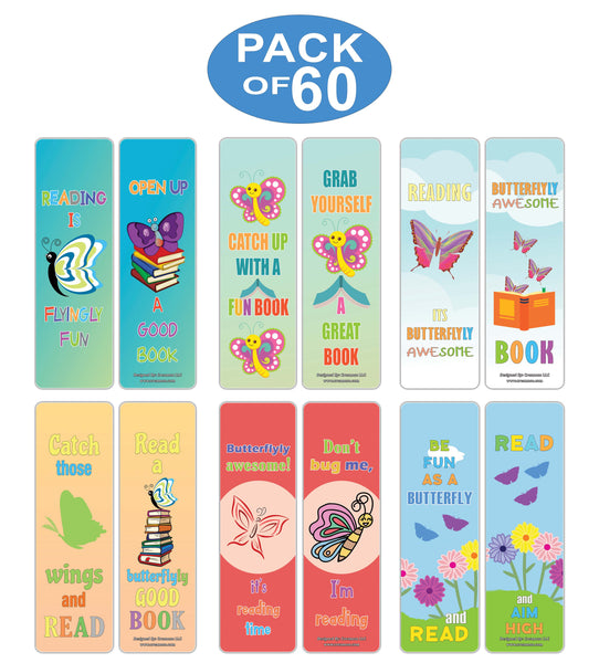 Creanoso Butterfly Bookmarks for Kids - Cool and Unique Book Clippers
