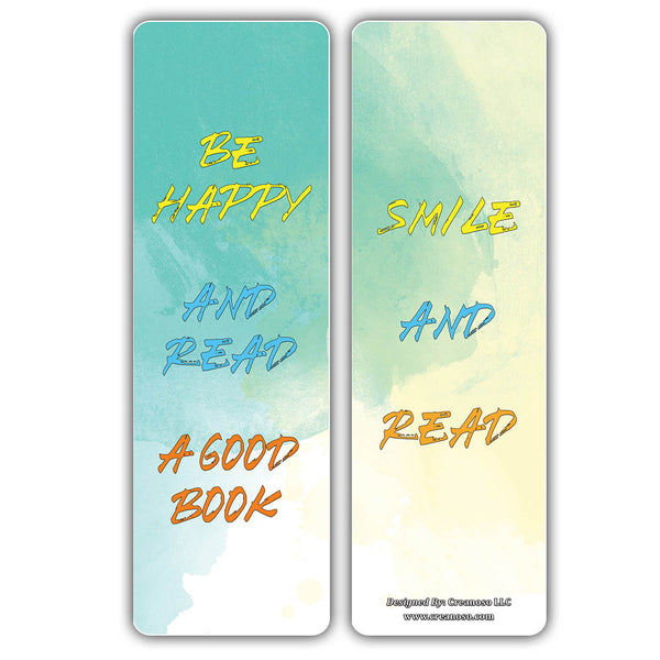 Creanoso Watercolor Bookmarks - Unique and Colorful Book Page Clippers