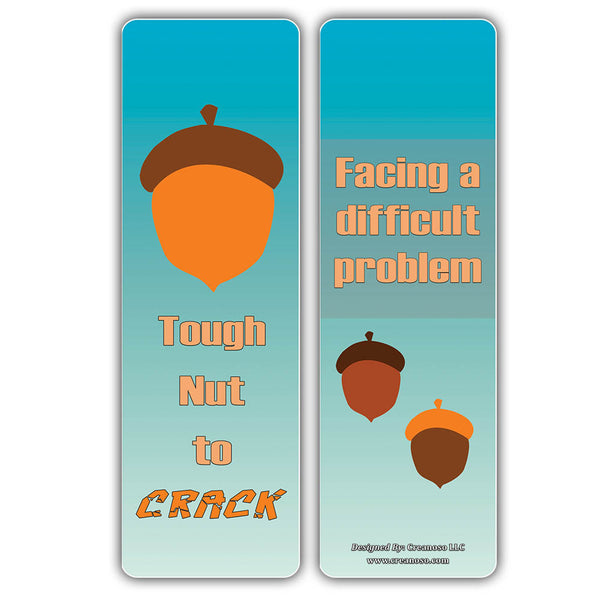 Creanoso Funny Food Idioms Bookmarks Series I (30-Pack) ÃƒÂ¢Ã¢â€šÂ¬Ã¢â‚¬Å“ Stocking Stuffers Gift for Chefs, Cooks, Food Lovers, Men, Women, Adults ÃƒÂ¢Ã¢â€šÂ¬Ã¢â‚¬Å“ Book Reading Rewards Incentives ÃƒÂ¢Ã¢â€šÂ¬Ã¢â‚¬Å“ Employee Giveaways ÃƒÂ¢Ã¢â€šÂ¬Ã¢â‚¬Å“