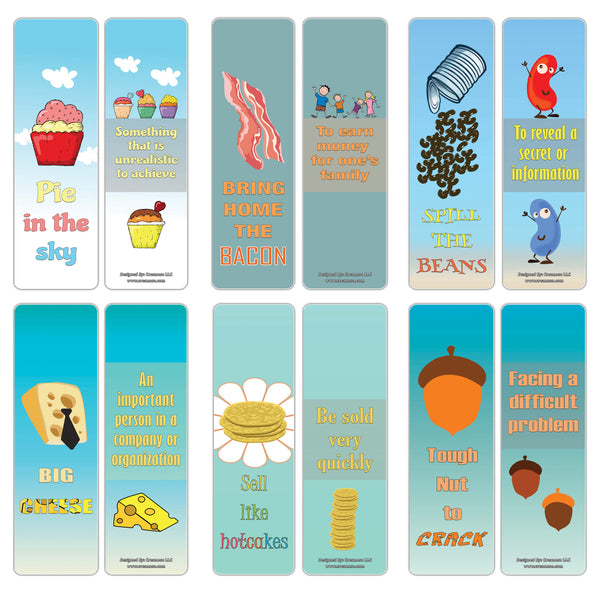Creanoso Funny Food Idioms Bookmarks Series I (30-Pack) ÃƒÂ¢Ã¢â€šÂ¬Ã¢â‚¬Å“ Stocking Stuffers Gift for Chefs, Cooks, Food Lovers, Men, Women, Adults ÃƒÂ¢Ã¢â€šÂ¬Ã¢â‚¬Å“ Book Reading Rewards Incentives ÃƒÂ¢Ã¢â€šÂ¬Ã¢â‚¬Å“ Employee Giveaways ÃƒÂ¢Ã¢â€šÂ¬Ã¢â‚¬Å“