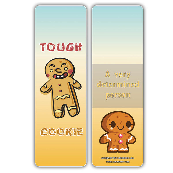 Creanoso Food Idioms Bookmarks Series II - Unique Book Page Clippers Bulk Pack Set