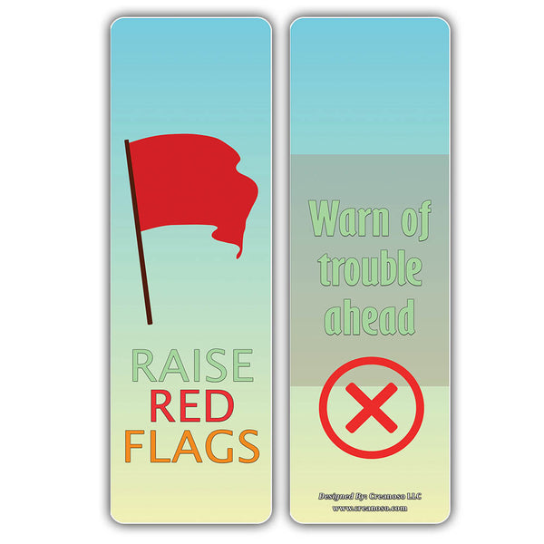 Creanoso Business Idioms Bookmarks - Making Decisions - Assorted Page Clippers - Cool Giveaways