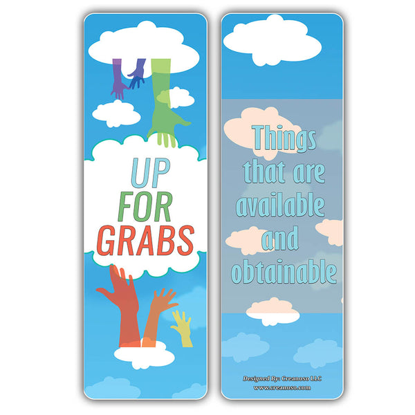 Creanoso Business Idioms Bookmarks - Making Decisions - Assorted Page Clippers - Cool Giveaways