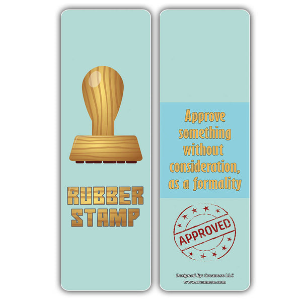 Creanoso Business Idioms Bookmarks - Making Decisions - Assorted Page Clippers - Cool Giveaways