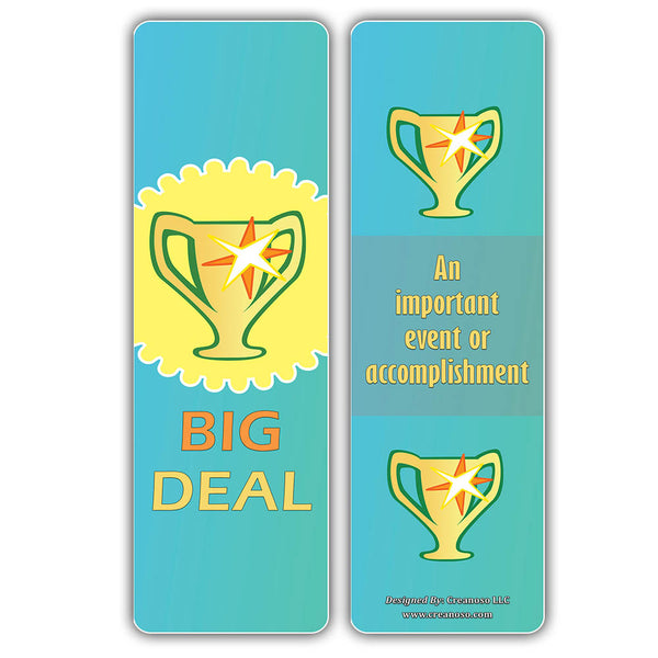 Creanoso Negotiations Idioms Bookmarks - Stocking Stuffers Gift Ideas for Executives, Managers