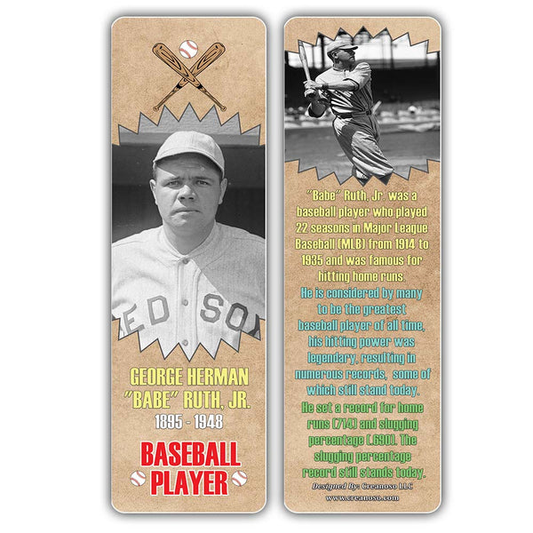 Creanoso Famous Historical Americans Athletes Facts Bookmarks ÃƒÂ¢Ã¢â€šÂ¬Ã¢â‚¬Å“ Learning Facts Rewards Cards