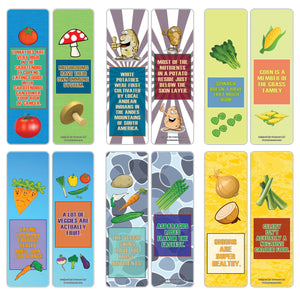 Creanoso Fun Facts About Vegetables Bookmarks ÃƒÂ¢Ã¢â€šÂ¬Ã¢â‚¬Å“ Unique Stocking Stuffers Gifts for Boys, Girls, Teens