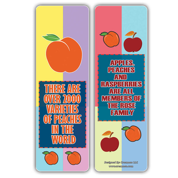 Creanoso Fun Facts About Fruits Bookmarks Series 2 (30-Pack) ÃƒÂ¢Ã¢â€šÂ¬Ã¢â‚¬Å“ Unique Stocking Stuffers Gifts for Boys & Girls ÃƒÂ¢Ã¢â€šÂ¬Ã¢â‚¬Å“ Educational Learning Book Page Clippers Collection Set for Children ÃƒÂ¢Ã¢â€šÂ¬Ã¢â‚¬Å“ Great Giveaways