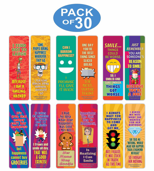 Creanoso Funny One Liners Jokes Happiness Bookmarks Series 3 ÃƒÂ¢Ã¢â€šÂ¬Ã¢â‚¬Å“ Cool Gift Token Giveaways for Bookworms