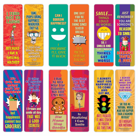Creanoso Funny One Liners Jokes Happiness Bookmarks Series 3 ÃƒÂ¢Ã¢â€šÂ¬Ã¢â‚¬Å“ Cool Gift Token Giveaways for Bookworms