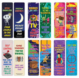 Creanoso Funny Bookmarks Cards - Love Puns (60-Pack) - Premium Quality