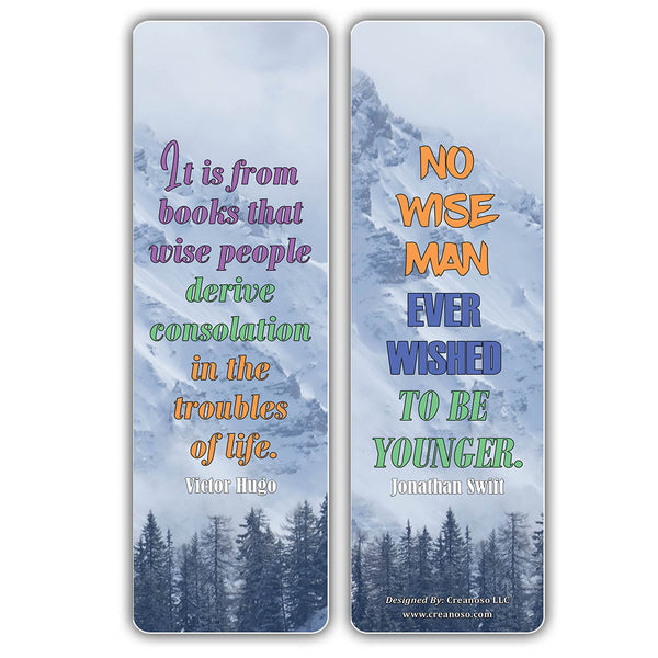 Inspirational Quotes to winners and presidents Bookmarks (60-Pack) (Wise Motivational Bookmarks Series 2 (60-Pack))