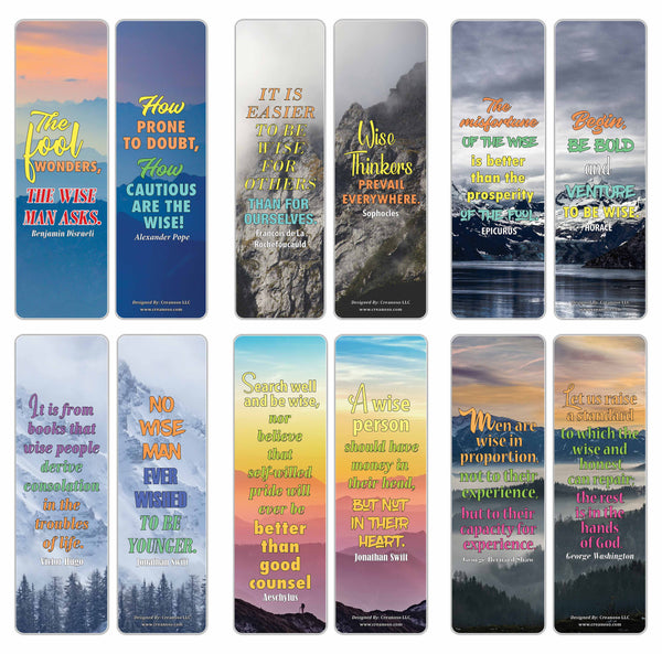 Inspirational Quotes to winners and presidents Bookmarks (60-Pack) (Wise Motivational Bookmarks Series 2 (60-Pack))