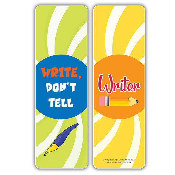 I am a Writer Bookmarks (2-Sets X 6 Cards)