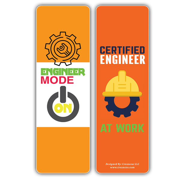 I am an Engineer Bookmarks (5-Sets X 6 Cards)