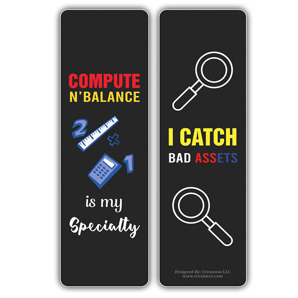 Creanoso Engineer Bookmarks 30-Pack | Bulk Bookmark Set | Inspirational Reading Gifts