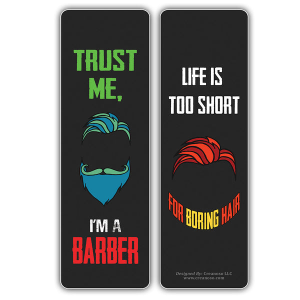 I am a Barber Bookmarks (2-Sets X 6 Cards)