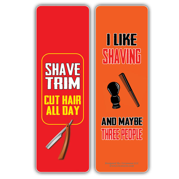 I am a Barber Bookmarks (2-Sets X 6 Cards)