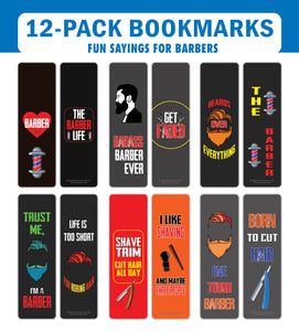 I am a Barber Bookmarks (2-Sets X 6 Cards)