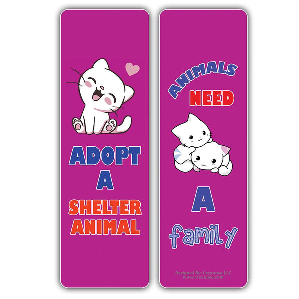 Adopt A Pet Bookmarks (5-Sets X 6 Cards)