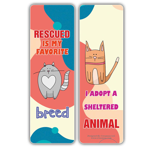 Adopt A Pet Bookmarks (5-Sets X 6 Cards)