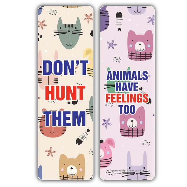 Animal Lives Matter Bookmarks (5-Sets X 6 Cards)