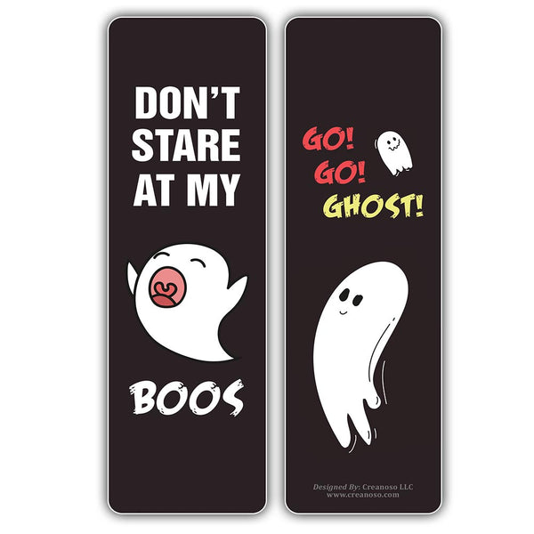 Funny Ghost Sayings Bookmarks (10-Sets X 6 Cards)
