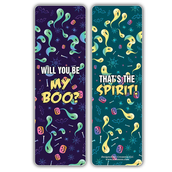 Funny Ghost Sayings Bookmarks (10-Sets X 6 Cards)