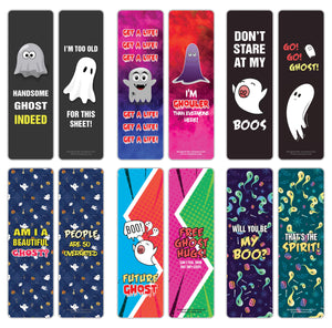 Funny Ghost Sayings Bookmarks (5-Sets X 6 Cards)