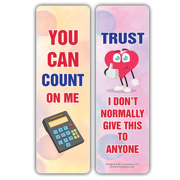 Funny Like A Trustworthy Jokes Bookmarks (2-Sets X 6 Cards)