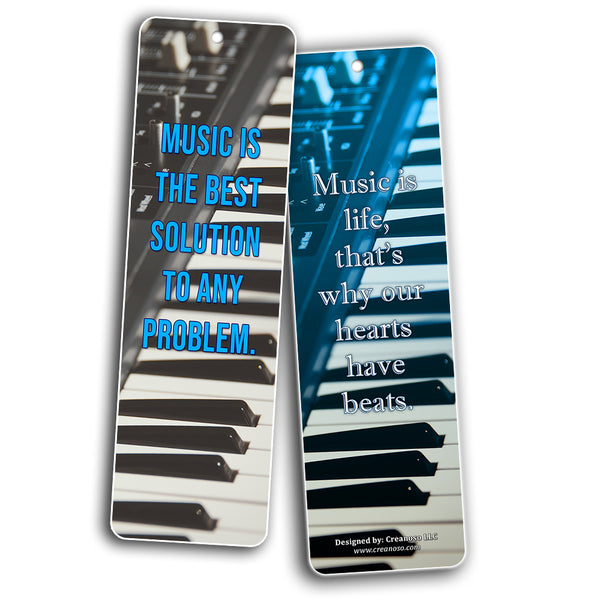 Creanoso Inspiring Inspirational Quotes Music Can Change Life Bookmarkers (30-Pack) ÃƒÂ¢Ã¢â€šÂ¬Ã¢â‚¬Å“ Motivational Music Sayings ÃƒÂ¢Ã¢â€šÂ¬Ã¢â‚¬Å“ Stocking Stuffers Gift for Musicians, Music Lovers, Violinists ÃƒÂ¢Ã¢â€šÂ¬Ã¢â‚¬Å“ Music Gifts