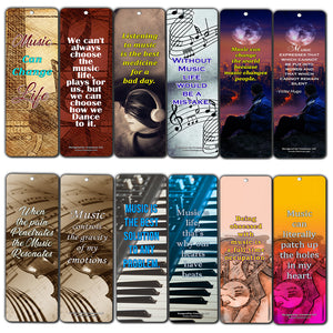 Creanoso Inspiring Inspirational Quotes Music Can Change Life Bookmarkers (30-Pack) ÃƒÂ¢Ã¢â€šÂ¬Ã¢â‚¬Å“ Motivational Music Sayings ÃƒÂ¢Ã¢â€šÂ¬Ã¢â‚¬Å“ Stocking Stuffers Gift for Musicians, Music Lovers, Violinists ÃƒÂ¢Ã¢â€šÂ¬Ã¢â‚¬Å“ Music Gifts