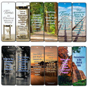 Creanoso Time is Precious Bookmarks ÃƒÂ¢Ã¢â€šÂ¬Ã¢â‚¬Å“ Premium Gift Set for Bookworms - Awesome Bookmark Cards