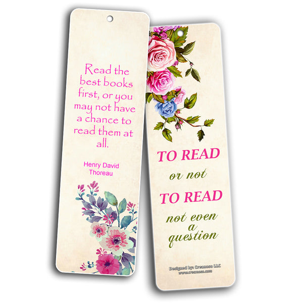 Creanoso Inspiring Floral Reading Bookmark Gifts for Women (60-Pack) ÃƒÆ’Ã‚Â¢ÃƒÂ¢Ã¢â‚¬Å¡Ã‚Â¬ÃƒÂ¢Ã¢â€šÂ¬Ã…â€œ Six Assorted Quality Bookmarks Bulk Set ÃƒÆ’Ã‚Â¢ÃƒÂ¢Ã¢â‚¬Å¡Ã‚Â¬ÃƒÂ¢Ã¢â€šÂ¬Ã…â€œ Premium Gift for Girls, Ladies, Wife ÃƒÆ’Ã‚Â¢ÃƒÂ¢Ã¢â‚¬Å¡Ã‚Â¬ÃƒÂ¢Ã¢