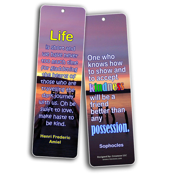 Creanoso Inspiring Act of Kindness Reading Bookmark Gifts for Women ÃƒÆ’Ã‚Â¢ÃƒÂ¢Ã¢â‚¬Å¡Ã‚Â¬ÃƒÂ¢Ã¢â€šÂ¬Ã…â€œ Assorted Gift Piece