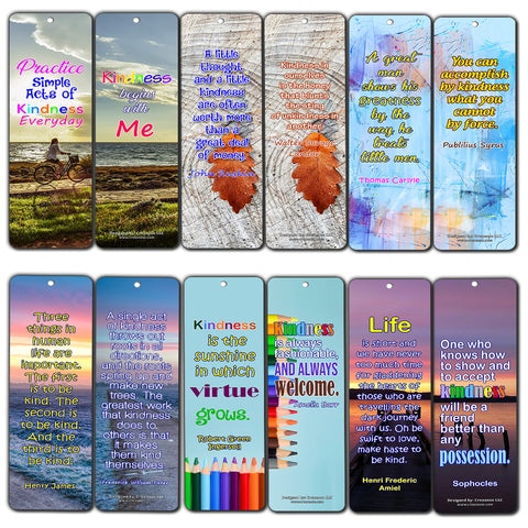 Creanoso Inspiring Act of Kindness Reading Bookmark Gifts for Women ÃƒÆ’Ã‚Â¢ÃƒÂ¢Ã¢â‚¬Å¡Ã‚Â¬ÃƒÂ¢Ã¢â€šÂ¬Ã…â€œ Assorted Gift Piece