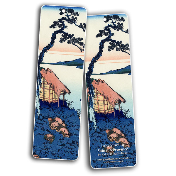 Creanoso Katsushika Hokusai Japan Art Bookmarks (60-Pack) - Inspirational Artistic Impressions Bookmarker Cards ÃƒÆ’Ã‚Â¢ÃƒÂ¢Ã¢â‚¬Å¡Ã‚Â¬ÃƒÂ¢Ã¢â€šÂ¬Ã…â€œ Premium Gift for Men & Women, Adults, Teens ÃƒÆ’Ã‚Â¢ÃƒÂ¢Ã¢â‚¬Å¡Ã‚Â¬ÃƒÂ¢Ã¢â€šÂ¬Ã…â€œ Bulk Pack Set