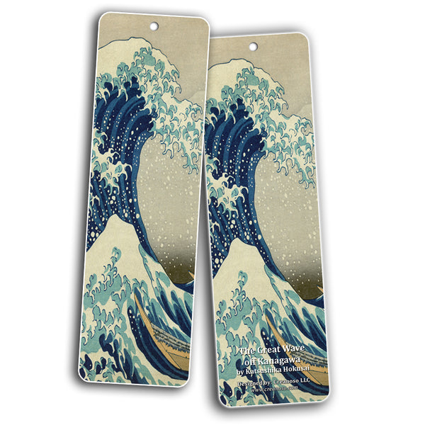 Creanoso Katsushika Hokusai Japan Art Bookmarks (60-Pack) - Inspirational Artistic Impressions Bookmarker Cards ÃƒÆ’Ã‚Â¢ÃƒÂ¢Ã¢â‚¬Å¡Ã‚Â¬ÃƒÂ¢Ã¢â€šÂ¬Ã…â€œ Premium Gift for Men & Women, Adults, Teens ÃƒÆ’Ã‚Â¢ÃƒÂ¢Ã¢â‚¬Å¡Ã‚Â¬ÃƒÂ¢Ã¢â€šÂ¬Ã…â€œ Bulk Pack Set