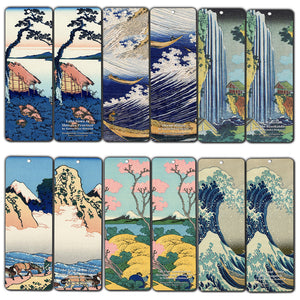 Creanoso Katsushika Hokusai Japan Art Bookmarks (60-Pack) - Inspirational Artistic Impressions Bookmarker Cards ÃƒÆ’Ã‚Â¢ÃƒÂ¢Ã¢â‚¬Å¡Ã‚Â¬ÃƒÂ¢Ã¢â€šÂ¬Ã…â€œ Premium Gift for Men & Women, Adults, Teens ÃƒÆ’Ã‚Â¢ÃƒÂ¢Ã¢â‚¬Å¡Ã‚Â¬ÃƒÂ¢Ã¢â€šÂ¬Ã…â€œ Bulk Pack Set